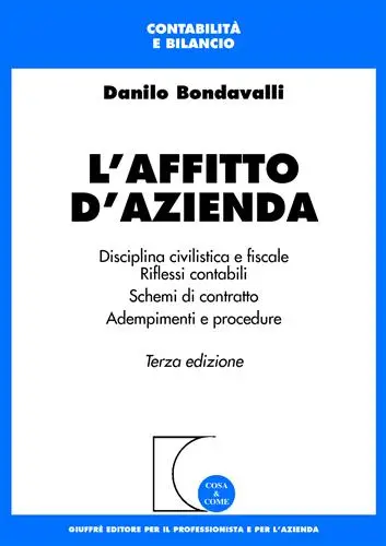 Copertina Affitto d'azienda