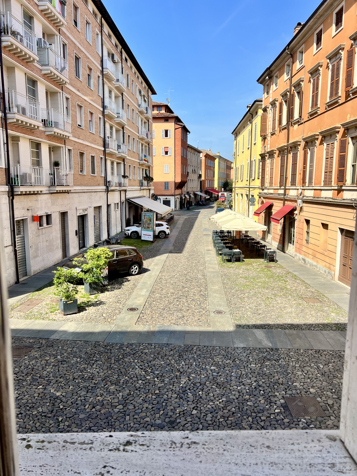 Vista del centro storico di Modena dallo Studio Bondavalli